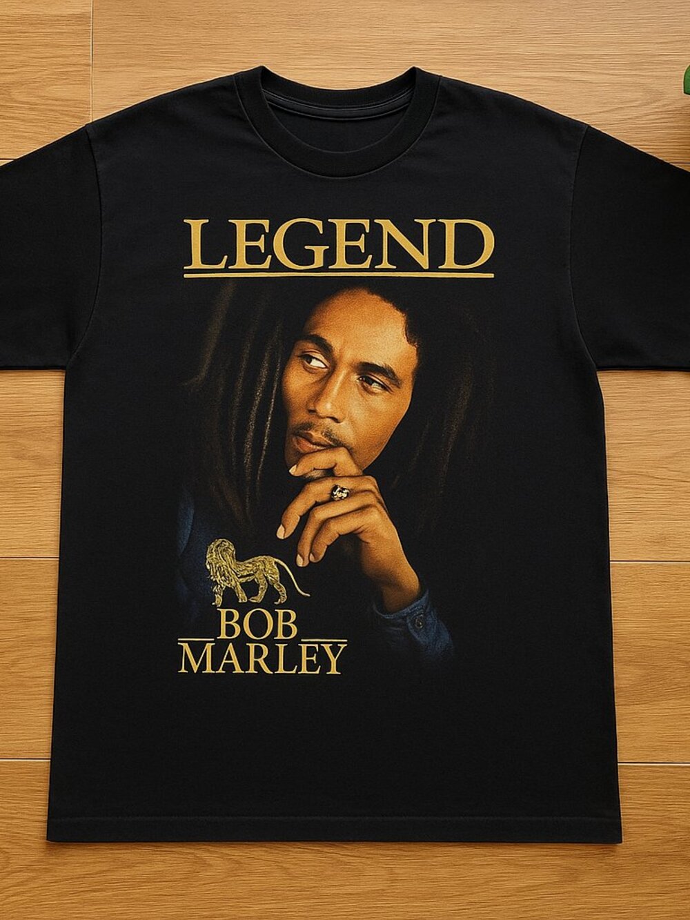 Bob Marley Legend Graphic T-Shirt – Vintage Music Fan Tee, Unisex Black Shirt